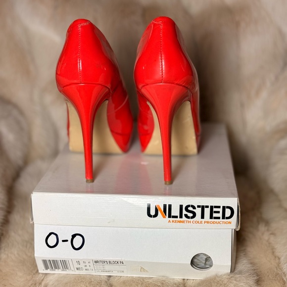 Unlisted Bold Coral Women's Heels - Picture 3 of 5